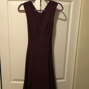 Tank Lined Bridesmaid A Line Princess Prom Dress Burgundy, Wine, Merlot Size 0